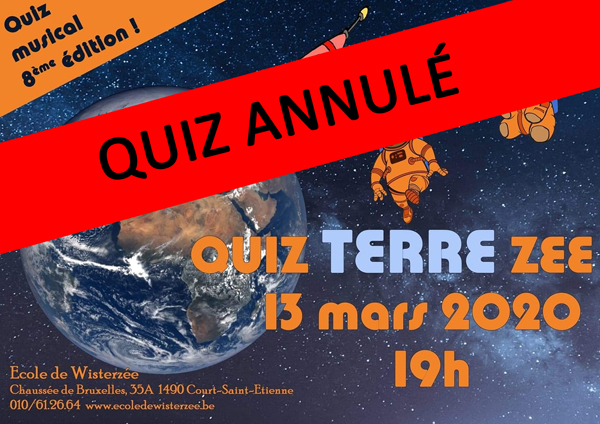 Quiz annulé